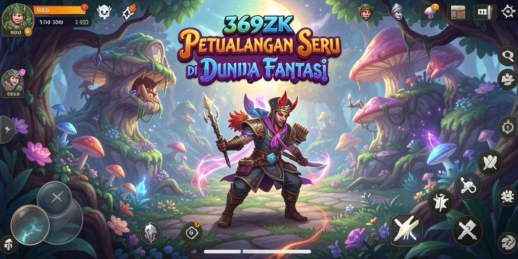 Tangkapan layar menunjukkan aksi seru dalam petualangan di 369ZK.