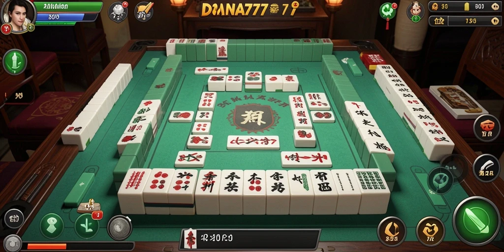Screenshot utama DANA777 menampilkan gameplay seru Mahjong.