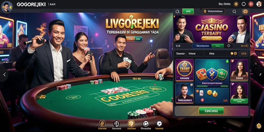 Tampilan gameplay Live Casino GOGOREJEKI yang seru dan interaktif.