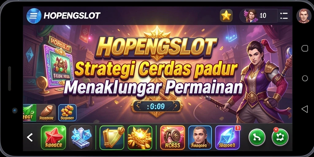 Tampilan gameplay yang menarik dari HOPENGSLOT