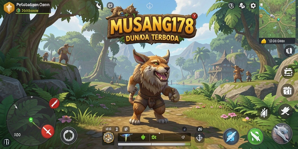 Gameplay MUSANG178 yang mendebarkan di dunia terbuka.