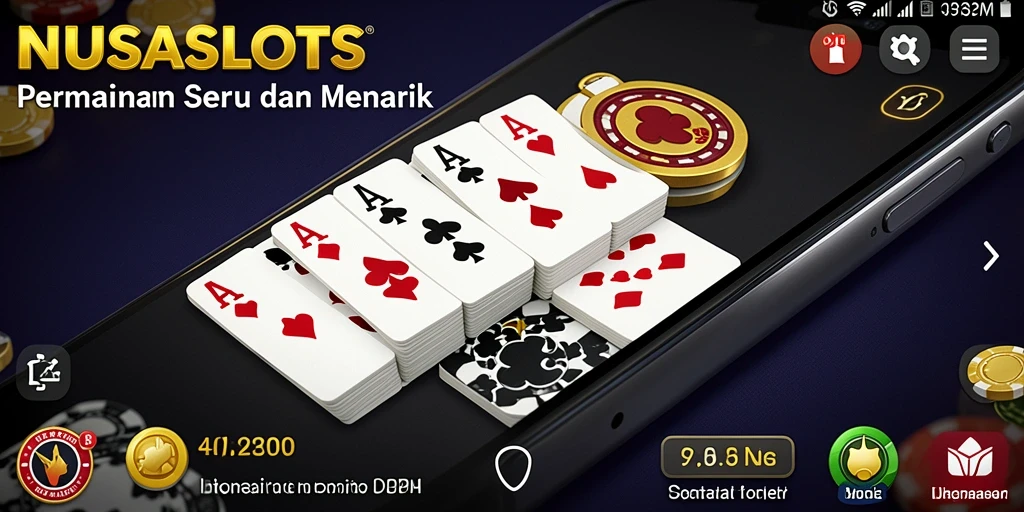 Tampilan gameplay Domino yang seru dan interaktif.