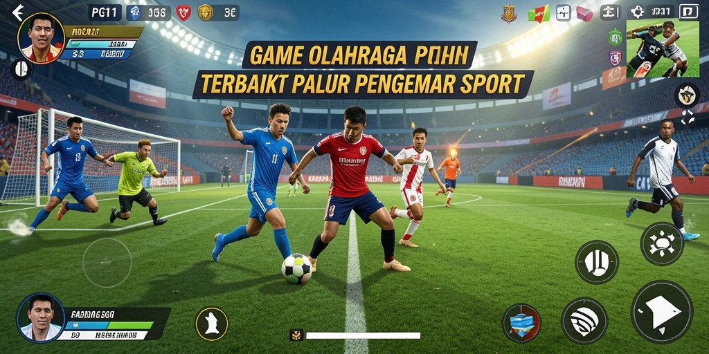 Screenshot PG11 yang menunjukkan gameplay olahraga yang mendebarkan.