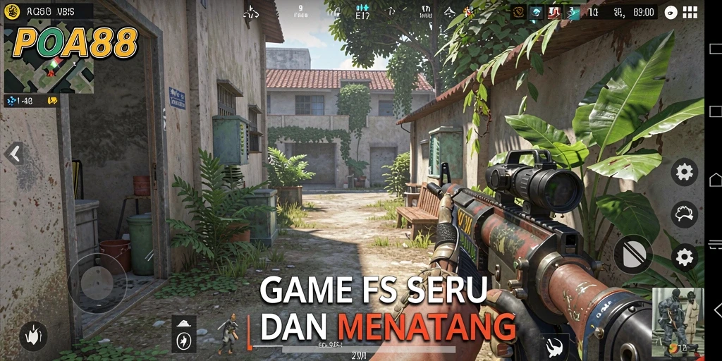 Screenshot gameplay <strong>POA88</strong> menunjukkan aksi pertempuran yang intens dan grafis menawan.