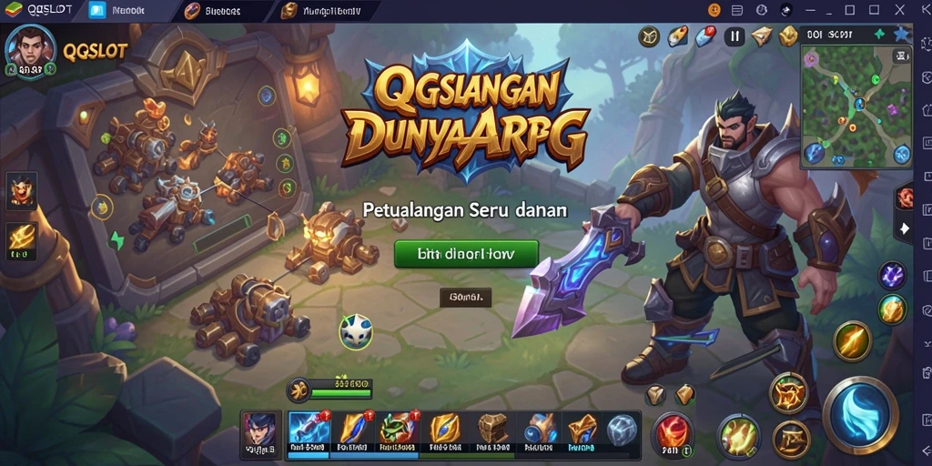 Screenshot gameplay menampilkan aksi pertempuran seru di QQSLOT.