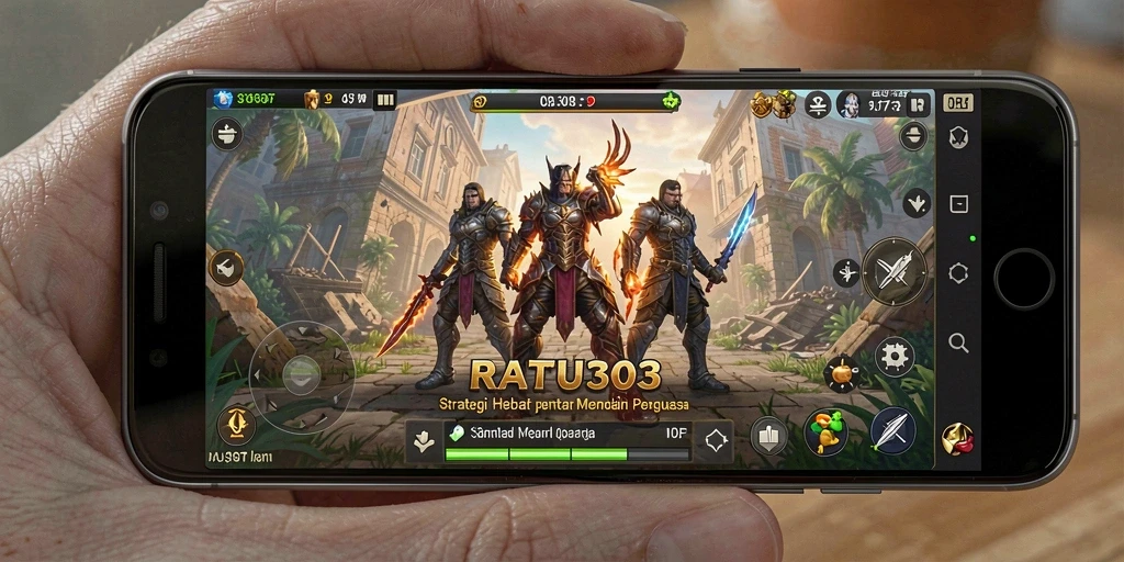 Tampilan menarik dari gameplay RATU303 dengan pertempuran strategi.