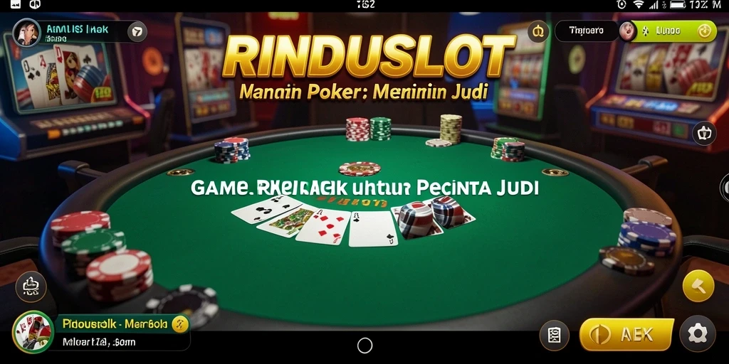 Tampilan gameplay RINDUSLOT yang menegangkan dan interaktif.