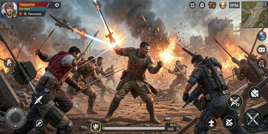 Gameplay seru dan intens di medan perang RP66.