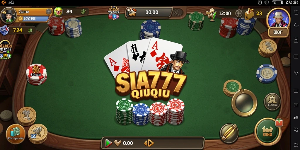 Screenshot gameplay QiuQiu SIA777 yang menarik dan interaktif.