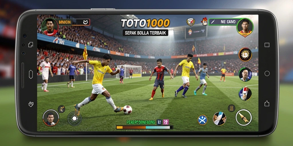 Tampilan gameplay seru dalam TOTO1000 dengan grafis menakjubkan.