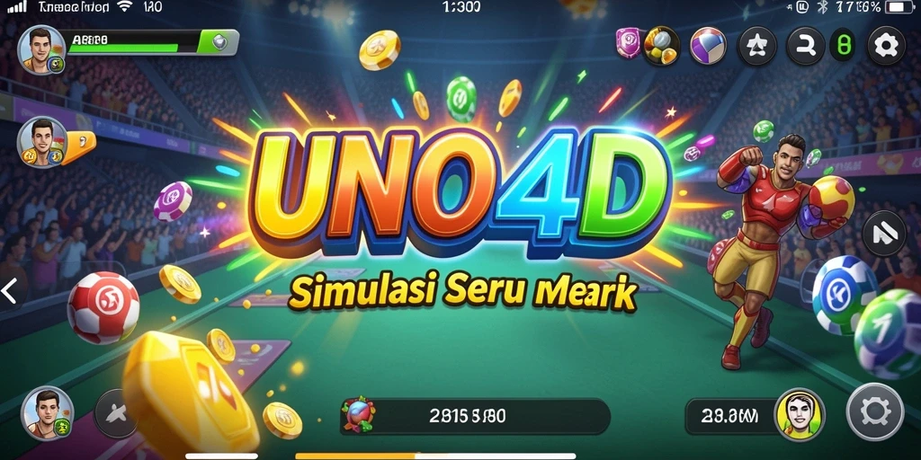 Tampilan gameplay menarik dari game simulasi UNO4D.